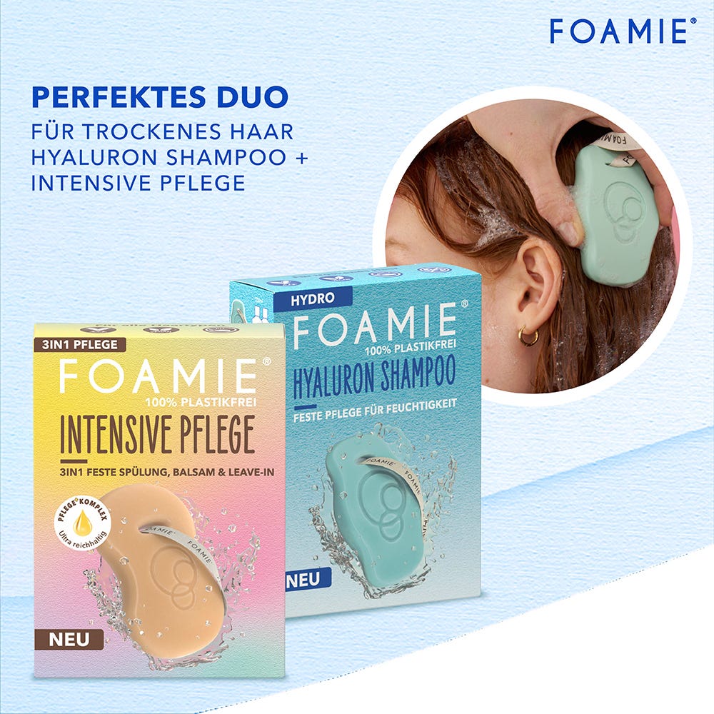 FOAMIE Festes Shampoo Hydro mit Hyaluron