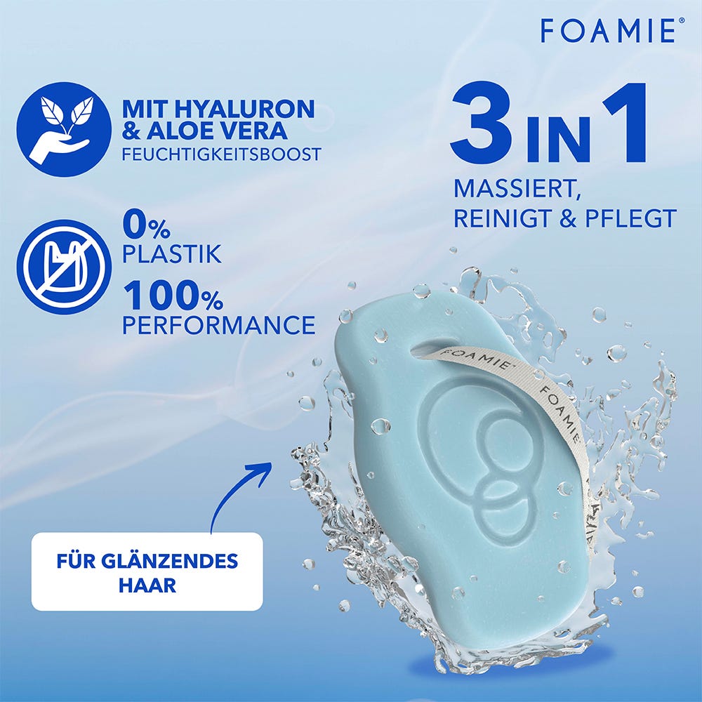 FOAMIE Festes Shampoo Hydro mit Hyaluron