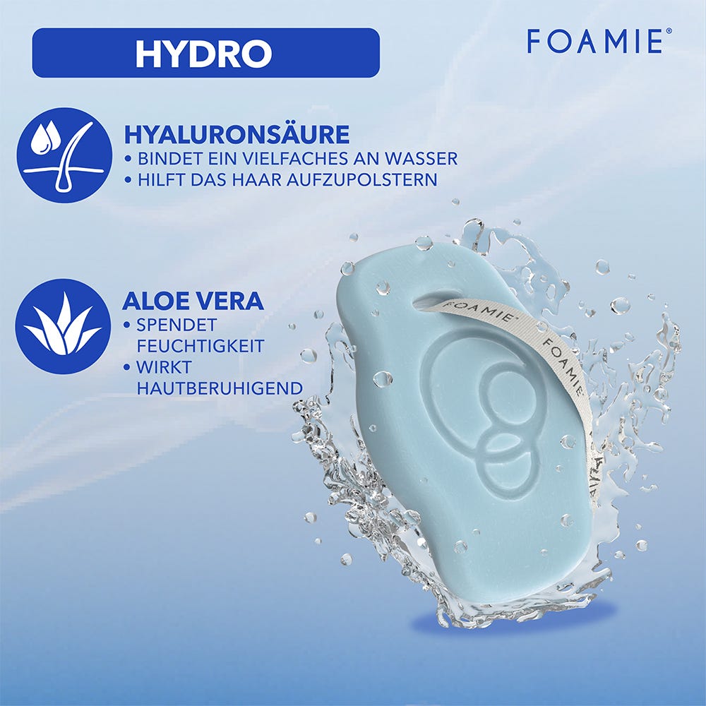 FOAMIE Festes Shampoo Hydro mit Hyaluron