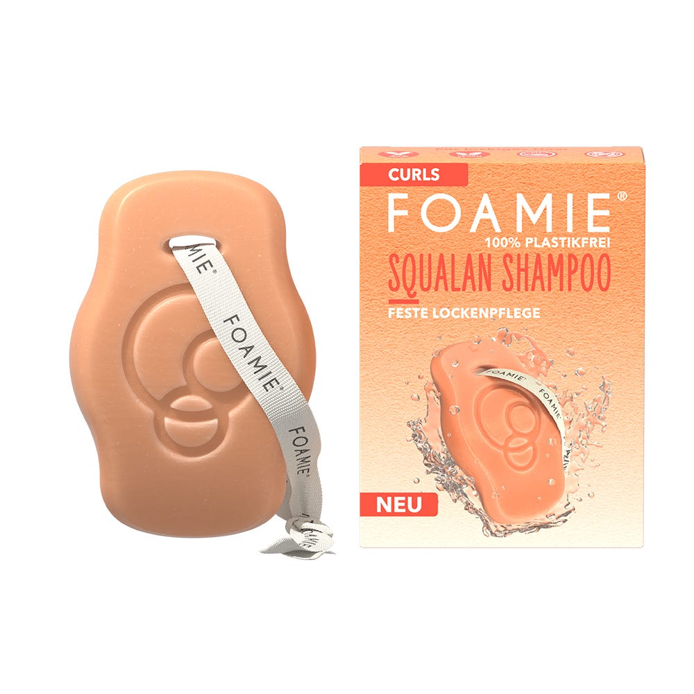 FOAMIE Festes Shampoo Curls mit Squalan