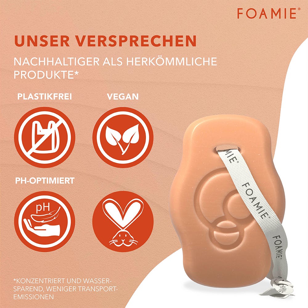 FOAMIE Festes Shampoo Curls mit Squalan