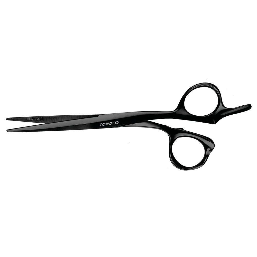 Tondeo Haarschneideschere ZENTAO BLACK Offset 6.5 CONBLADE