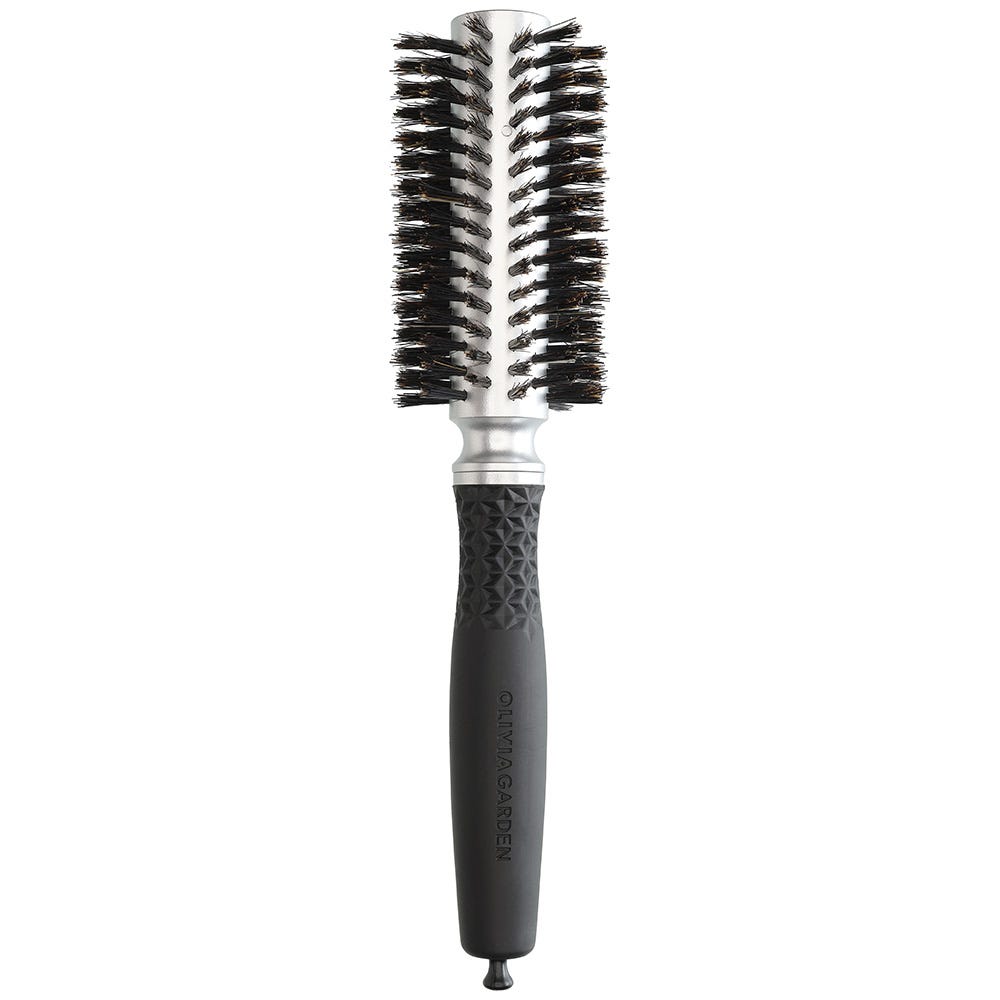 Olivia Garden Essential Blowout Soft Boar Bristles Silver 25