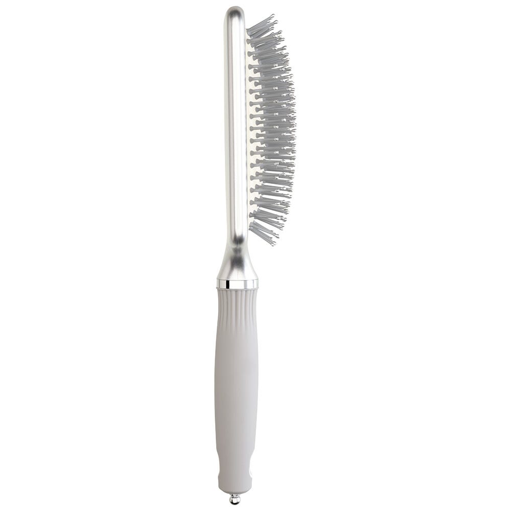 Olivia Garden RECTANGULAR Nylon Bristles Silver L
