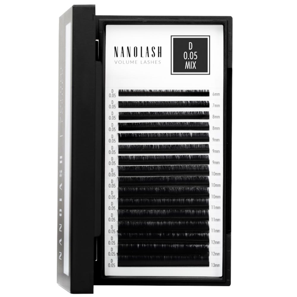Nanolash Volume Lashes 0.05 D 6-13mm