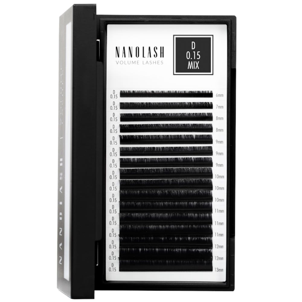 Nanolash Volume Lashes 0.15 D 6-13mm
