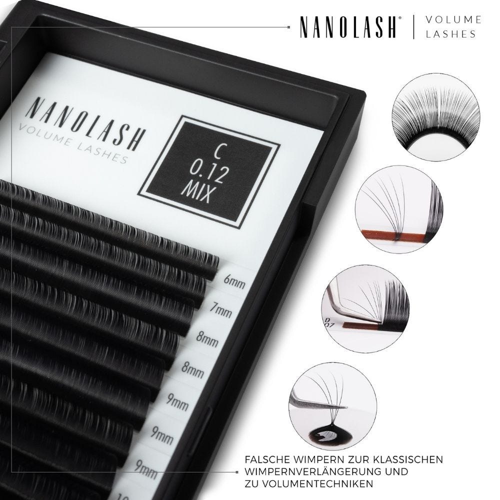 Nanolash Volume Lashes 0.15 C 9mm