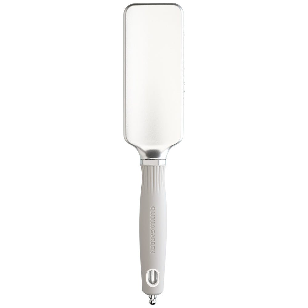 Olivia Garden RECTANGULAR Nylon Bristles Silver S