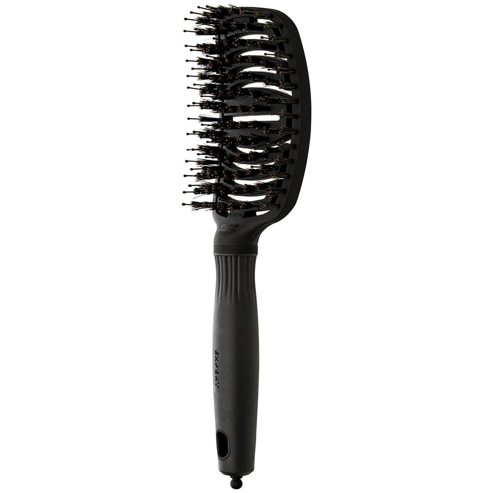 Olivia Garden Flex Boar + Nylon Bristles Black Label