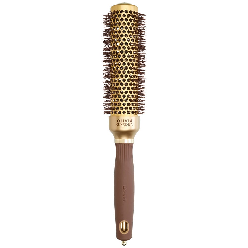 Olivia Garden Speed Wavy Bristles Gold & Brown 35 Rundbürste