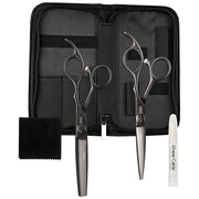 Olivia Garden Xtreme Matt Black 2er Scherenset
