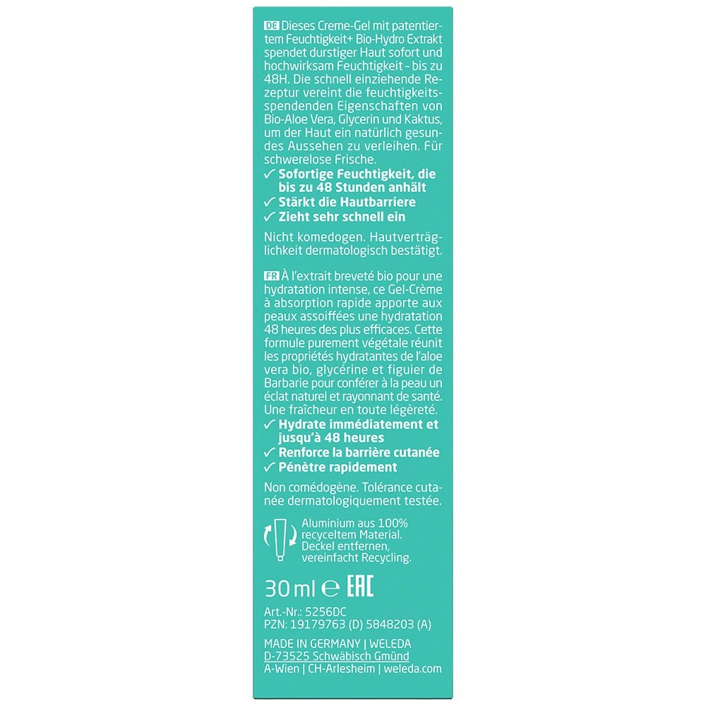 Weleda 48H Hydration Creme-Gel 30 ml