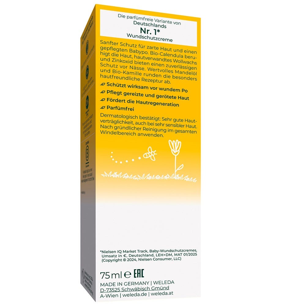 Weleda Calendula Wundschutzcreme parfümfrei 75 ml