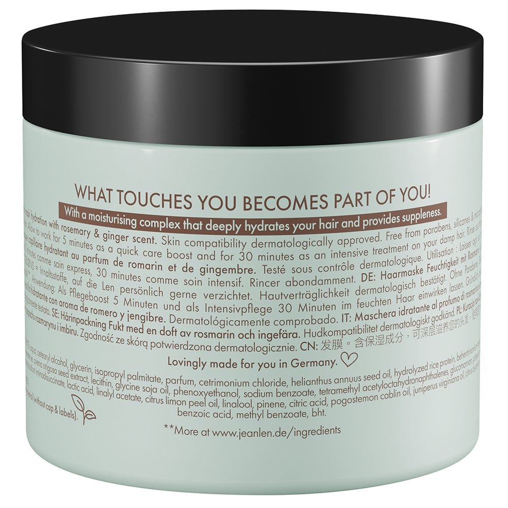 Jean & Len Hair Mask Rosemary Ginger 200 ml