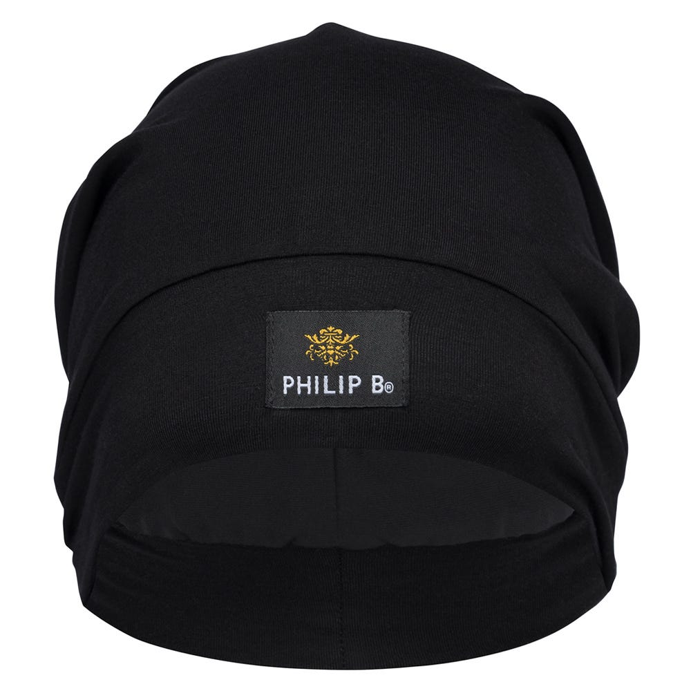 Philip B. Silky Smooth Beanie Black