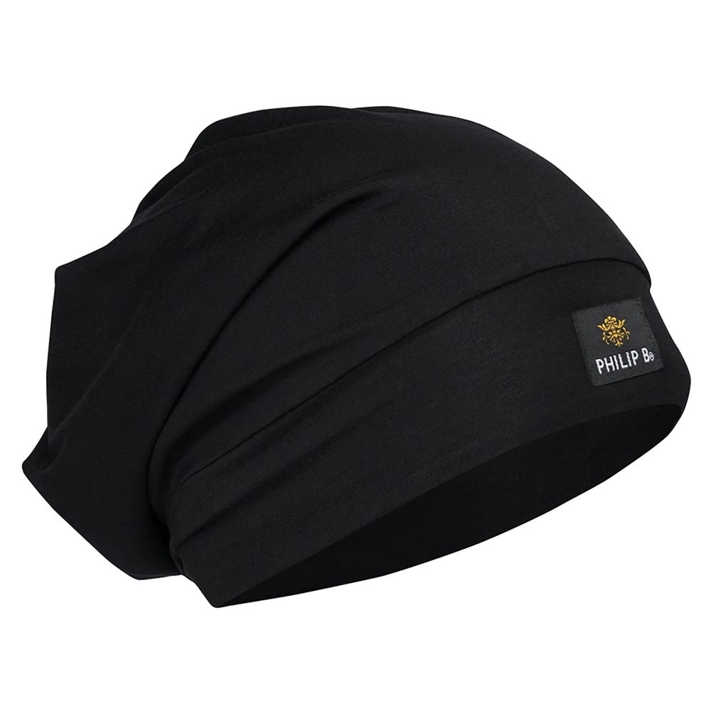Philip B. Silky Smooth Beanie Black