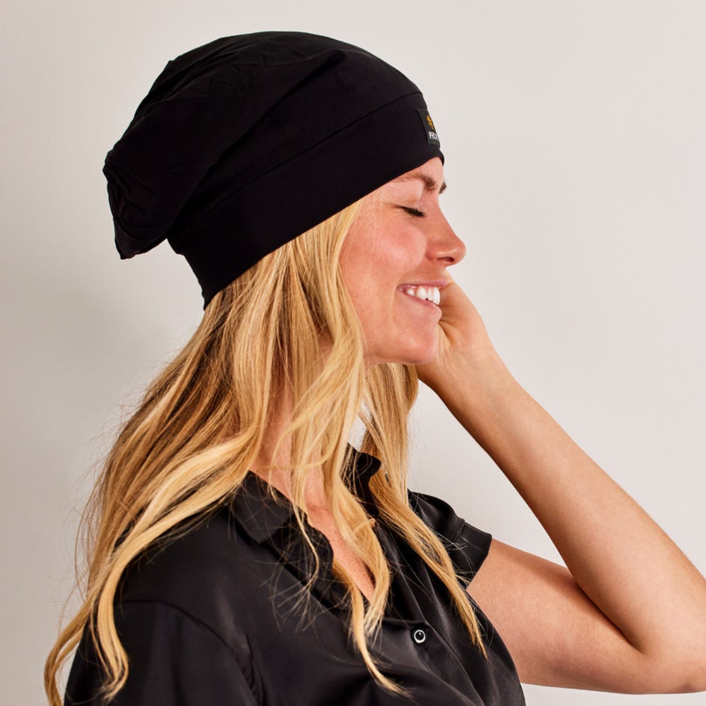 Philip B. Silky Smooth Beanie Black