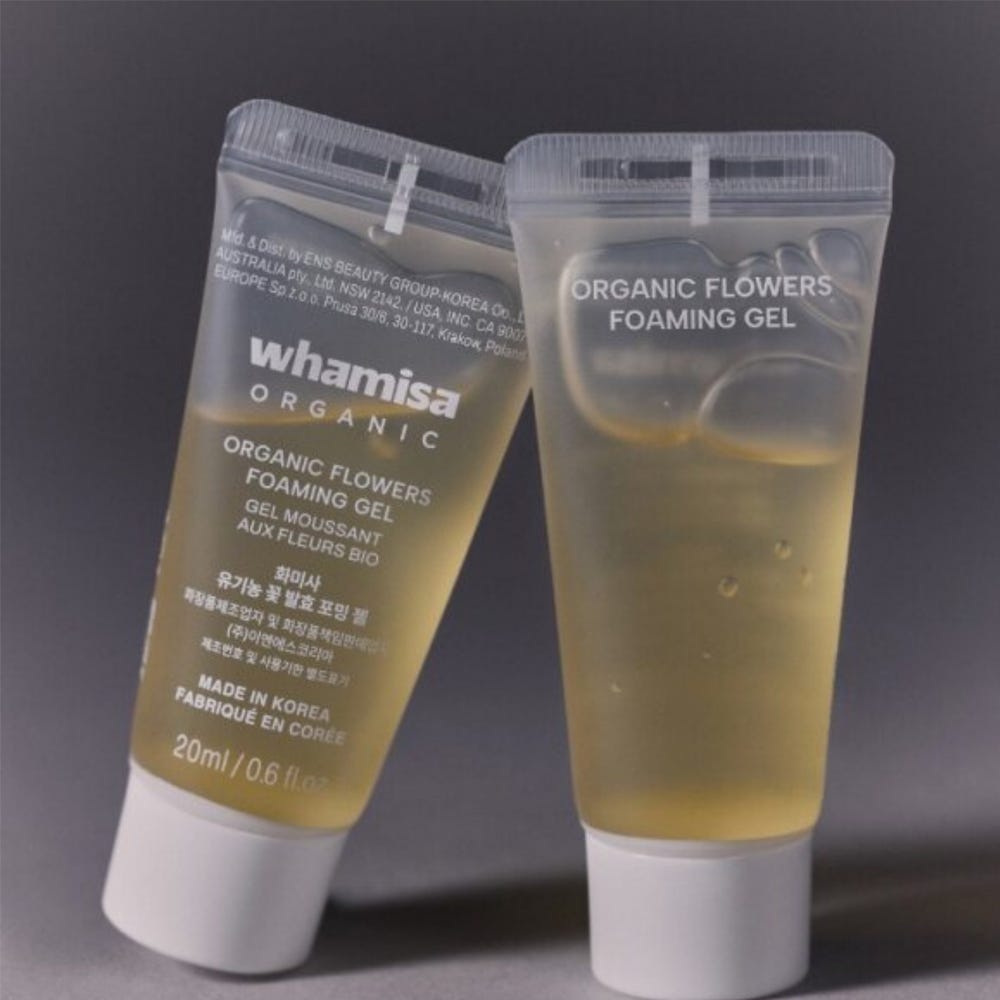 Whamisa Organic Flowers Foaming Gel 150 ml