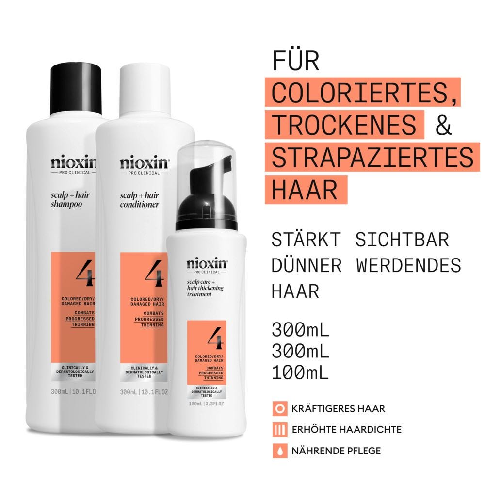 Nioxin Scalp + Hair Thickening System 4 Set