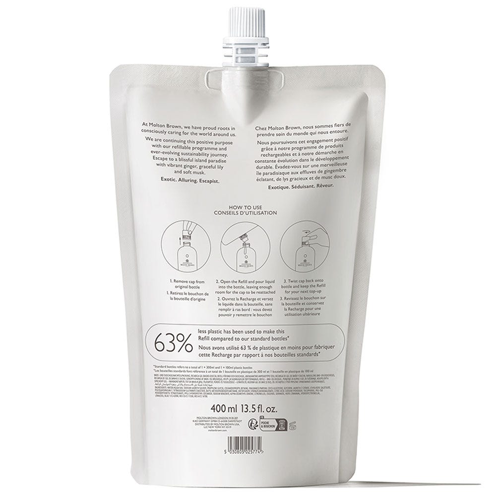 Molton Brown Heavenly Gingerlilly Bath & Shower Gel Refill 400 ml