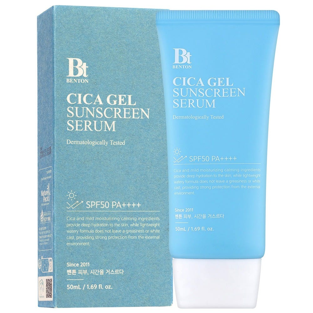 Benton Cica Gel Sunscreen Serum LSF 50 PA++++ 50 ml