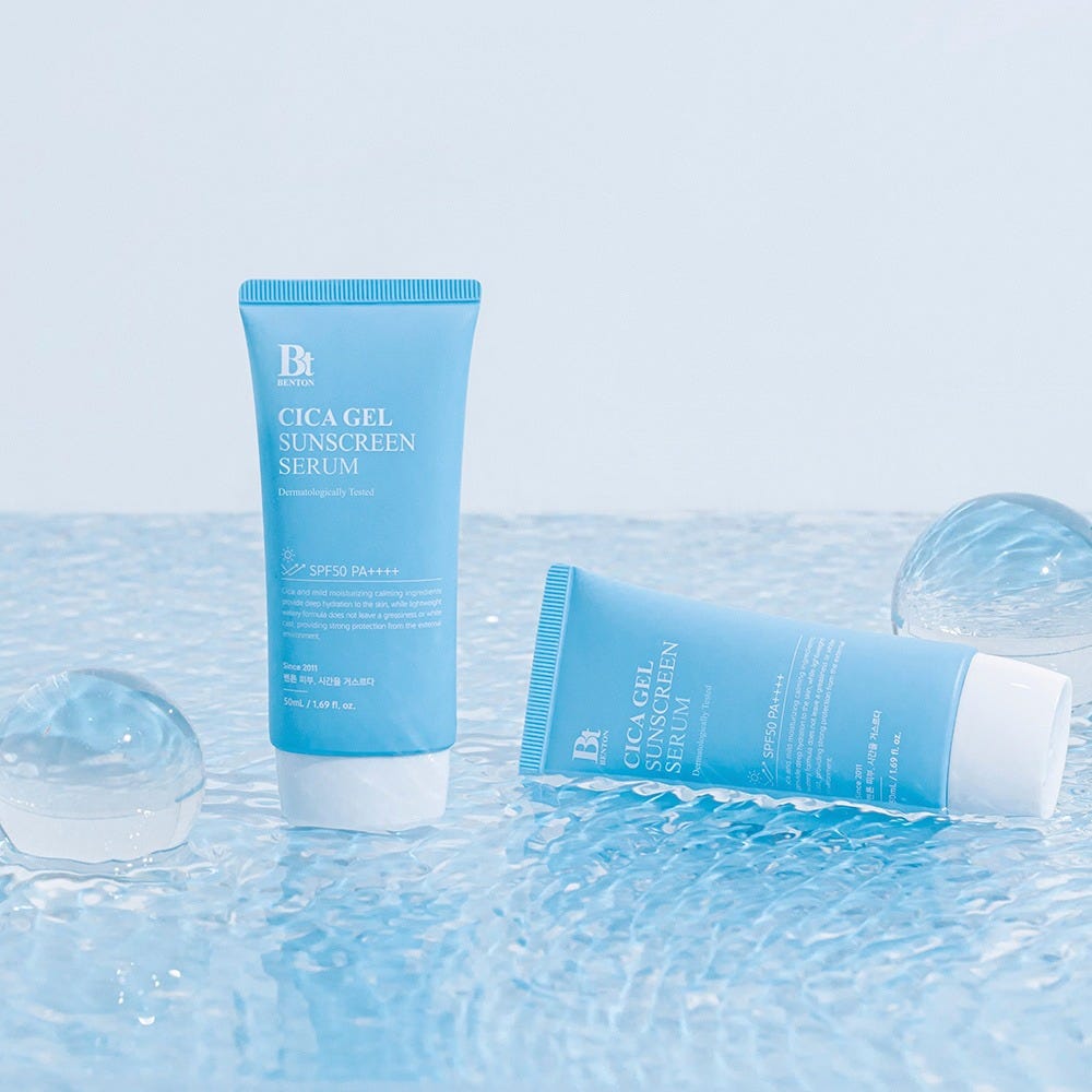 Benton Cica Gel Sunscreen Serum LSF 50 PA++++ 50 ml