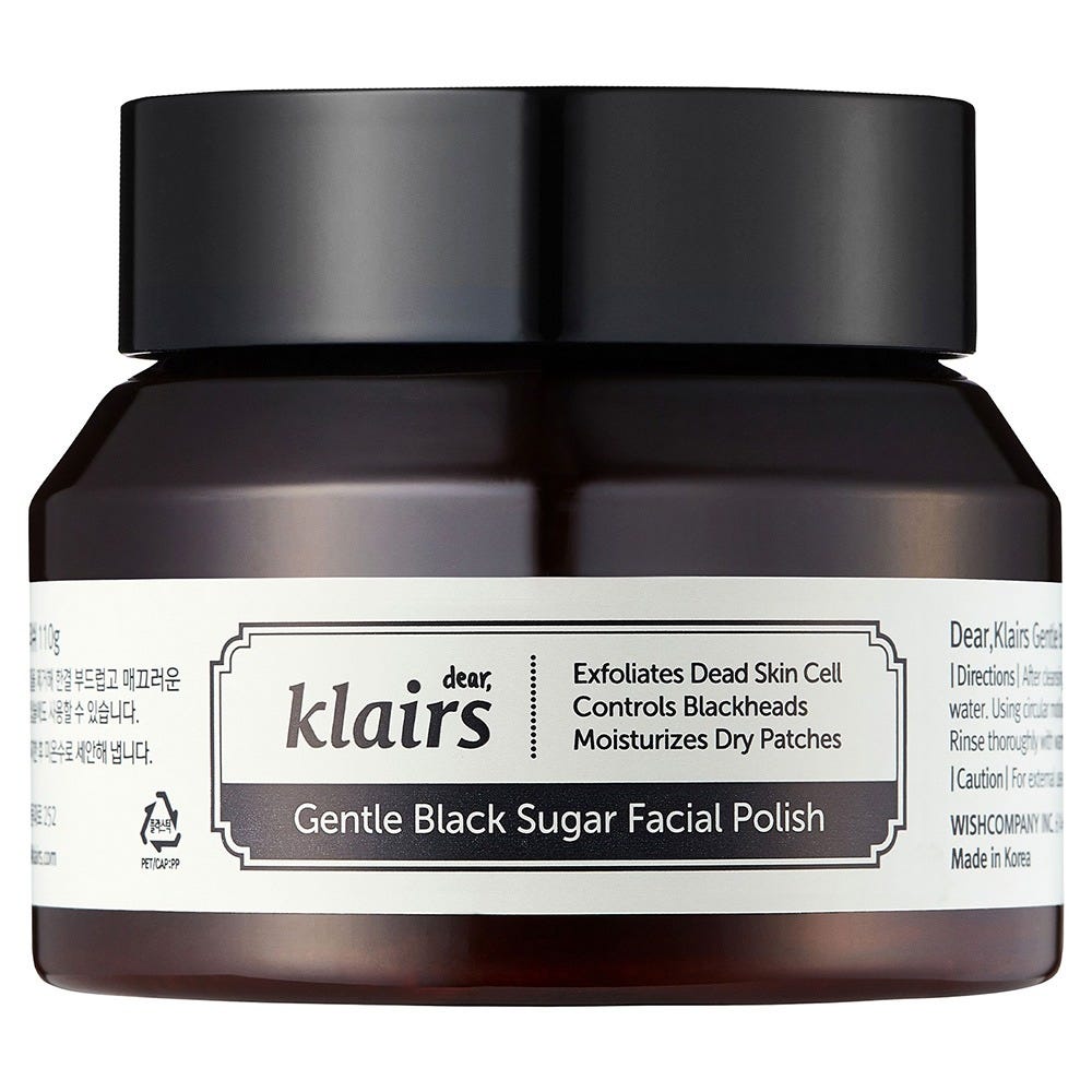 Dear, Klairs Gentle Black Sugar Facial Polish 110 g