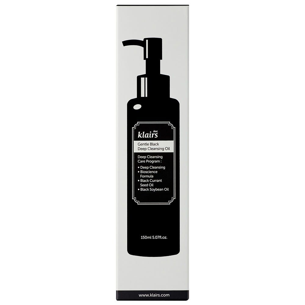 Dear, Klairs Gentle Black Deep Cleansing Oil 150 ml