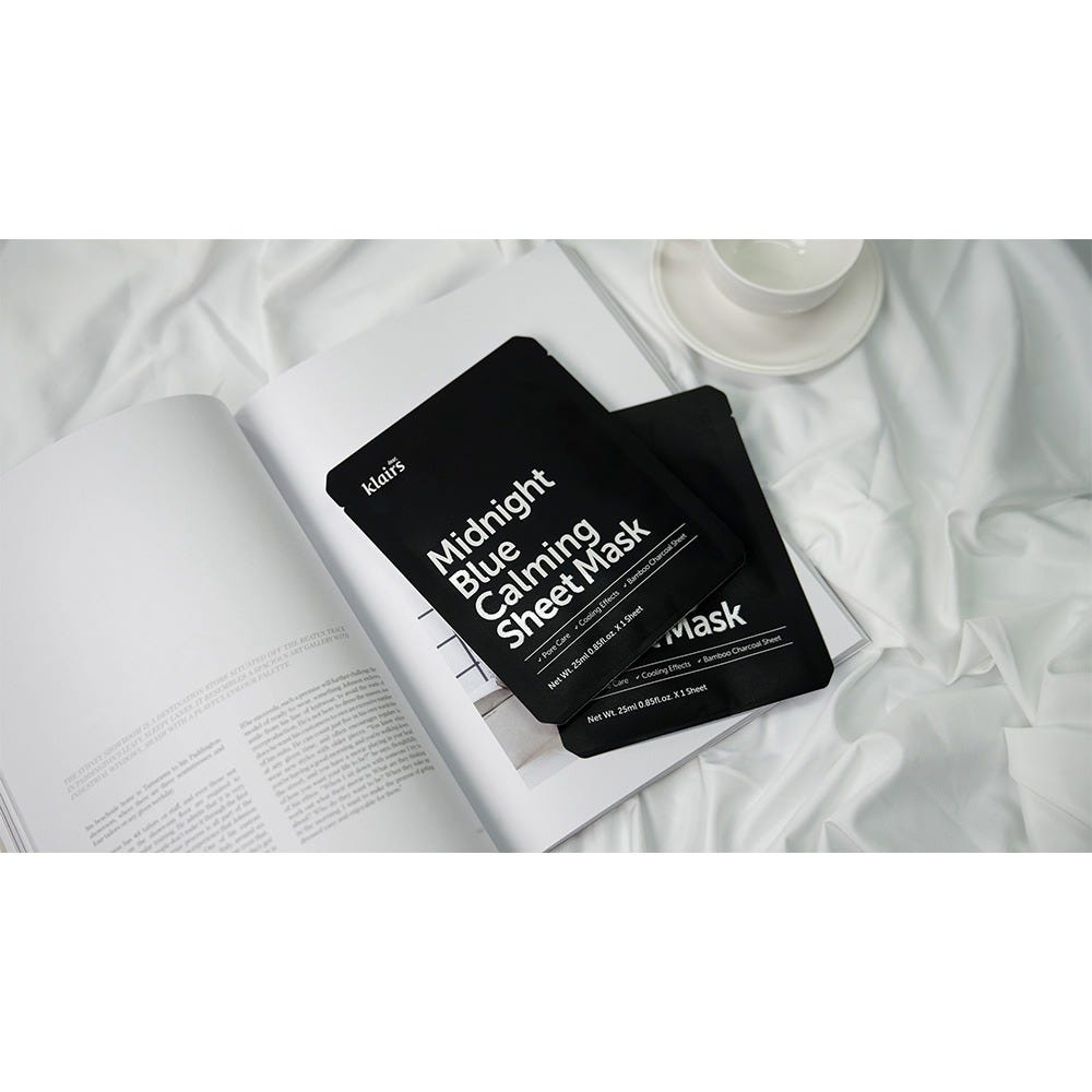 Dear, Klairs Midnight Blue Calming Sheet Mask 25 ml
