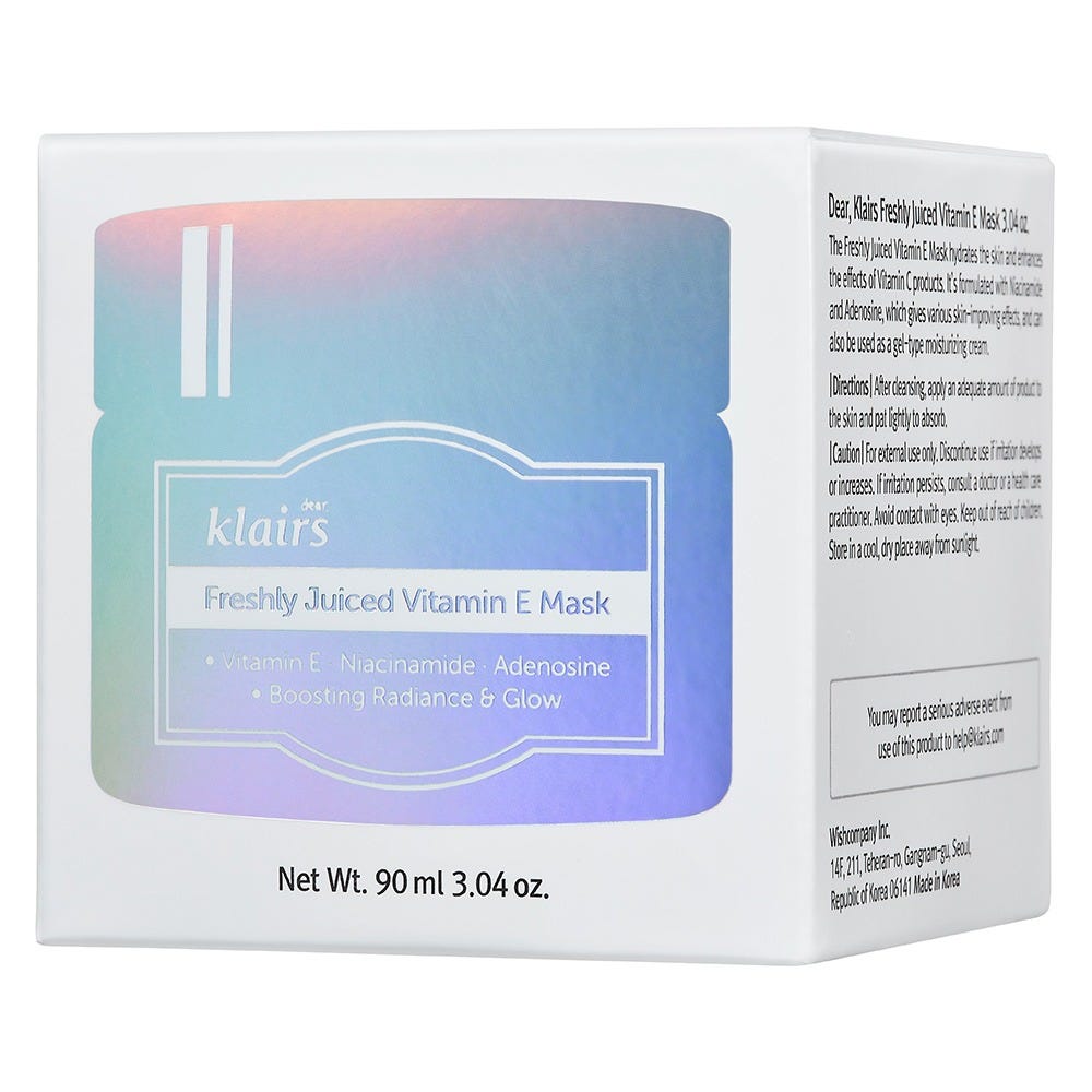 Dear, Klairs Freshly Juiced Vitamin E Mask 90 ml