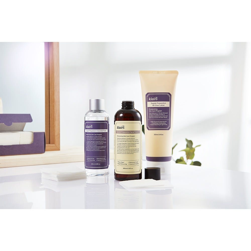 Dear, Klairs Supple Preparation Unscented Toner 180 ml