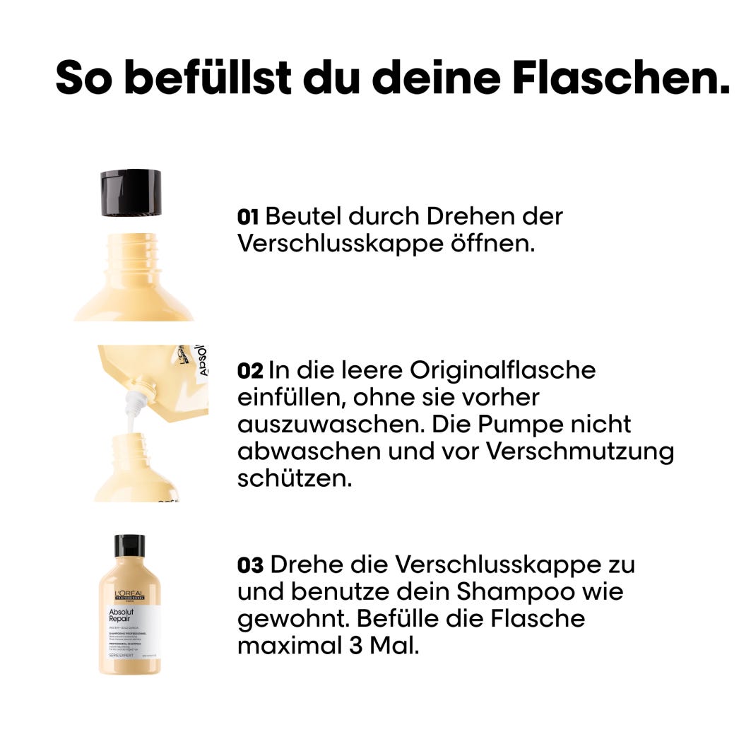 L'Oréal Professionnel Paris Série Expert Absolut Repair Shampoo Refill 500 ml