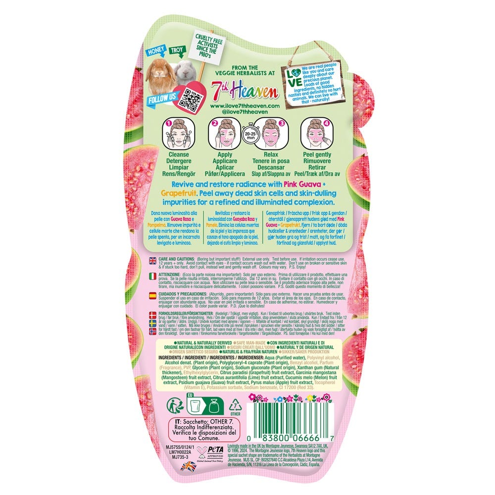 7th Heaven Pink Guava Peel-Off 10 ml