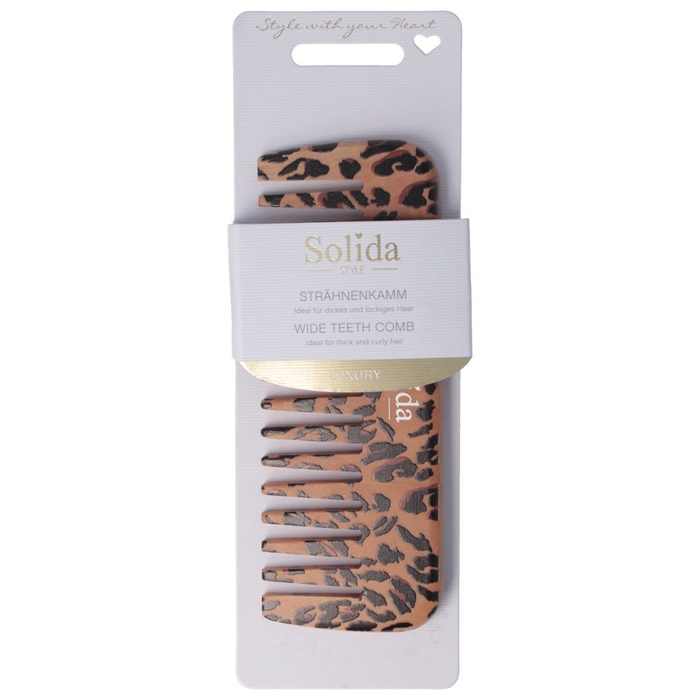 Solida Stylingkamm Leopard Print