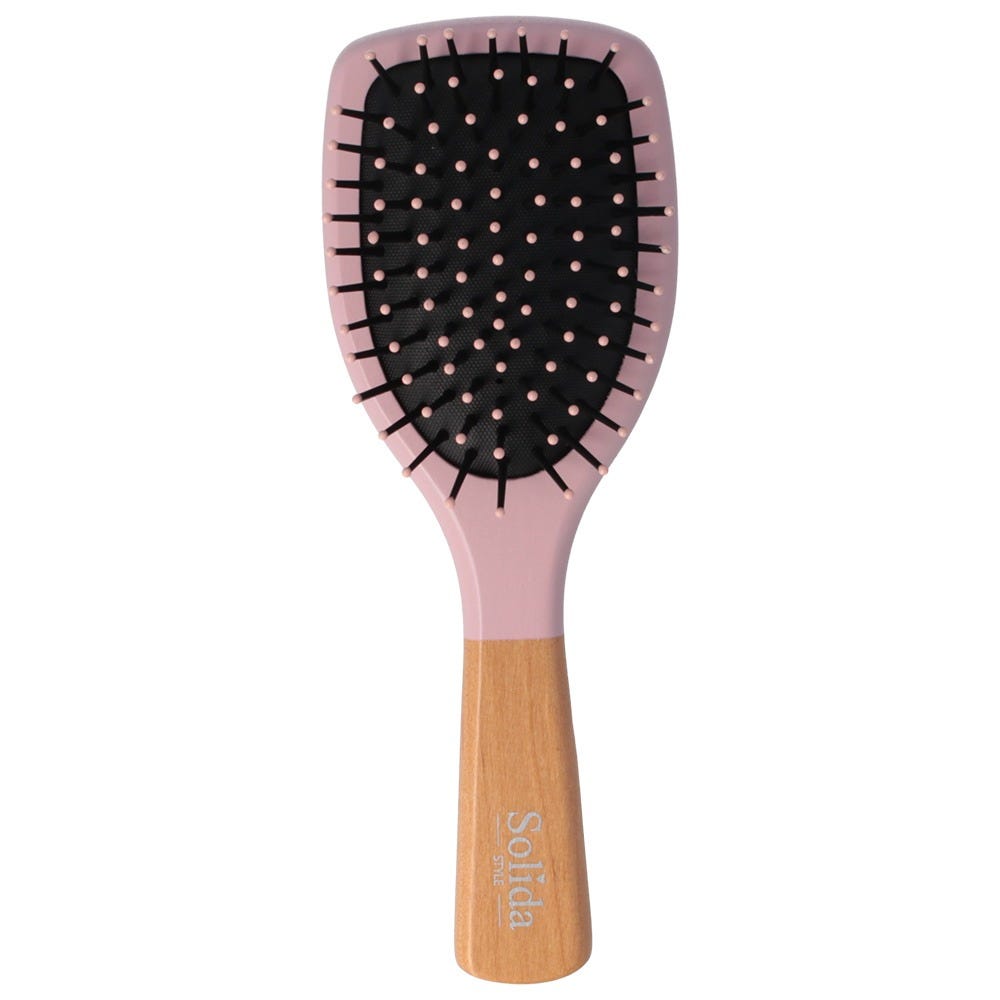 Solida Mini Paddle Brush Rosa Spitze Print