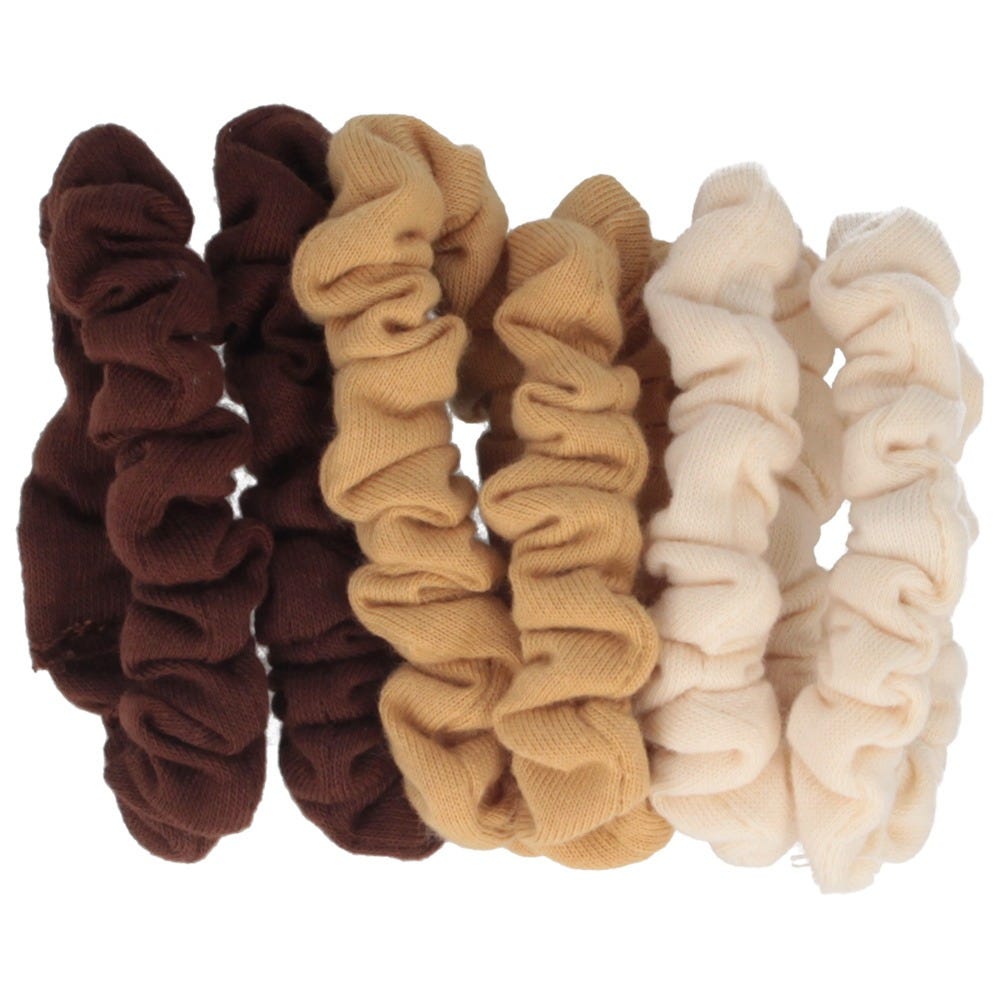 Solida Scrunchie braun 6 Stück