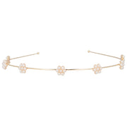 Solida Haarreif gold Blumenapplikation