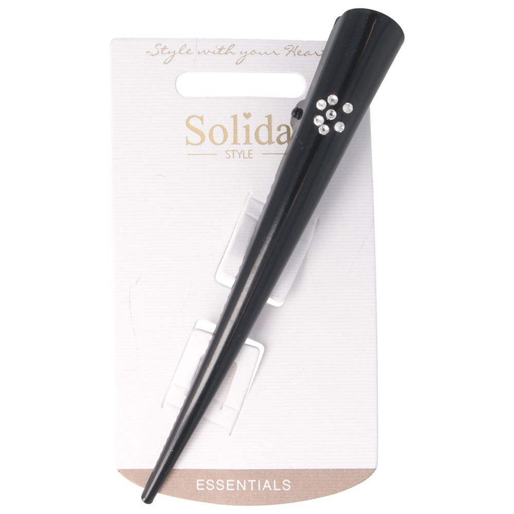 Solida Chinastick schwarz Strass shiny