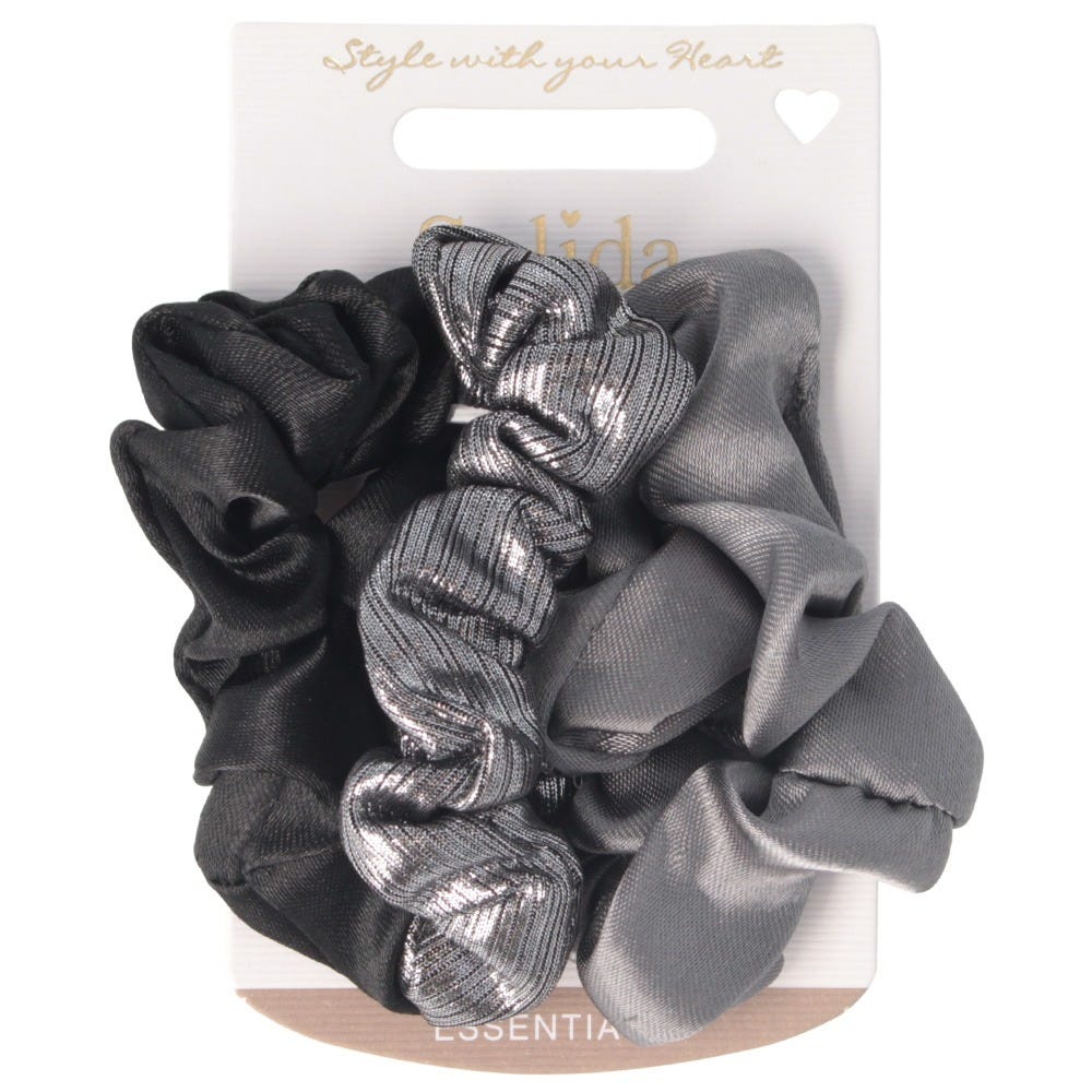 Solida Scrunchie mehrfarbig 3 Stück