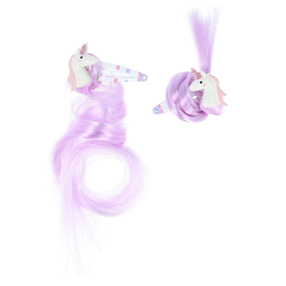Solida Haarclip-Set mit Einhorn Applikation