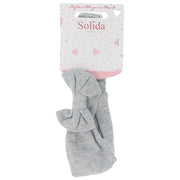 Solida Haarband grau mit Schleife Kids