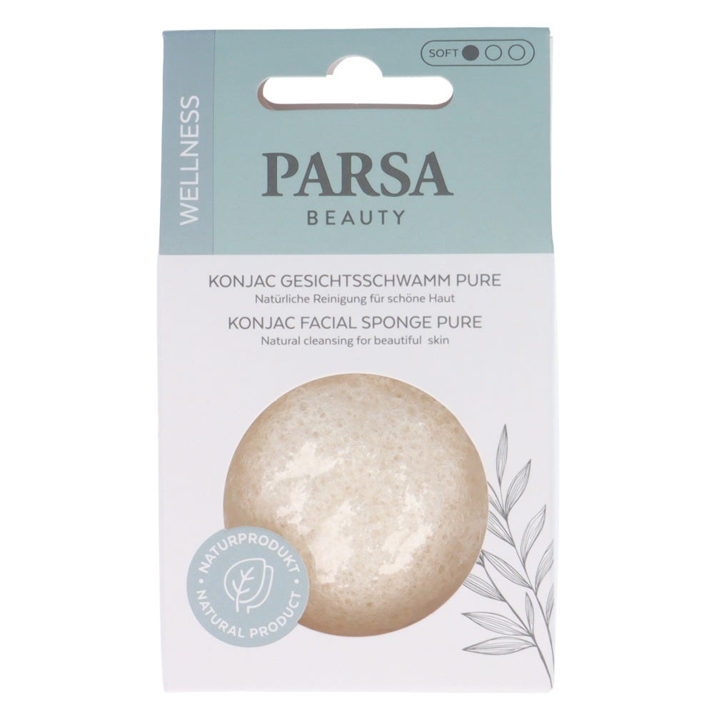 PARSA Beauty Konjac Gesichtsschwamm Pure