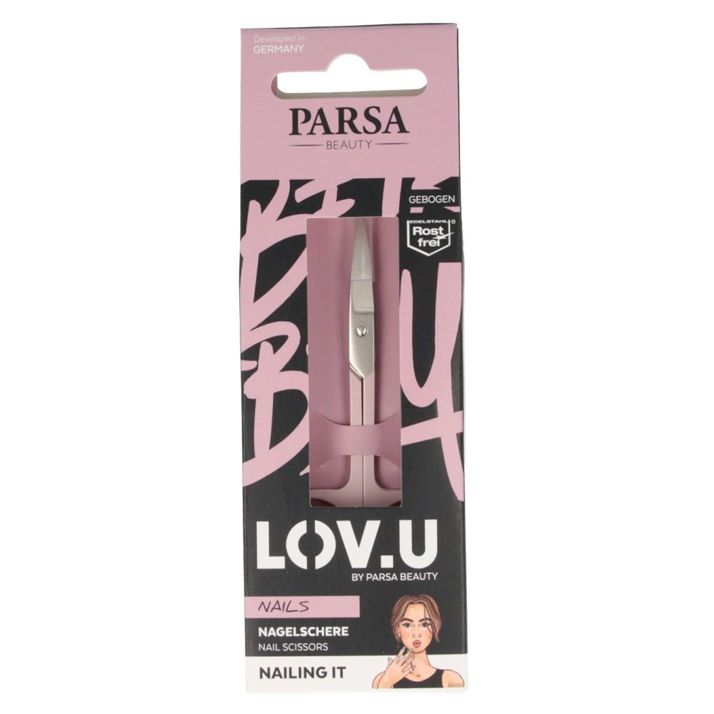PARSA Beauty Nagelschere Rosa