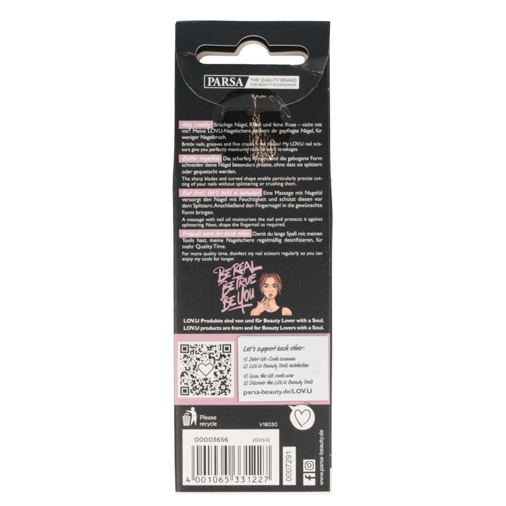 PARSA Beauty Nagelschere Rosa