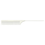 JRL Professional Pin Tail Comb 8.8" white