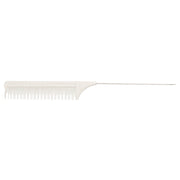 JRL Professional Teasing Comb 8.8" white