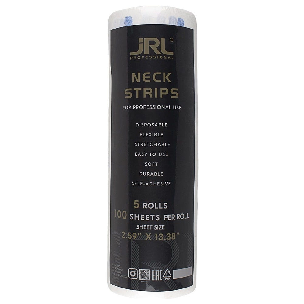 JRL Professional Neck Strips white 100 Blatt