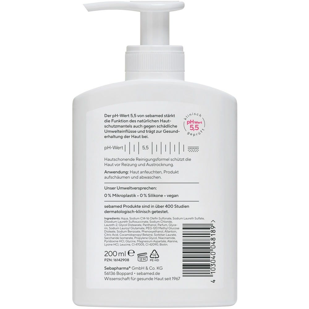 sebamed Flüssig Wasch-Emulsion mit Spender 200 ml
