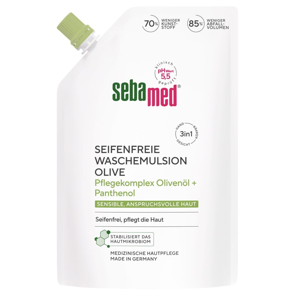 sebamed Oliven Waschemulsion Nachfüllbeutel 400 ml