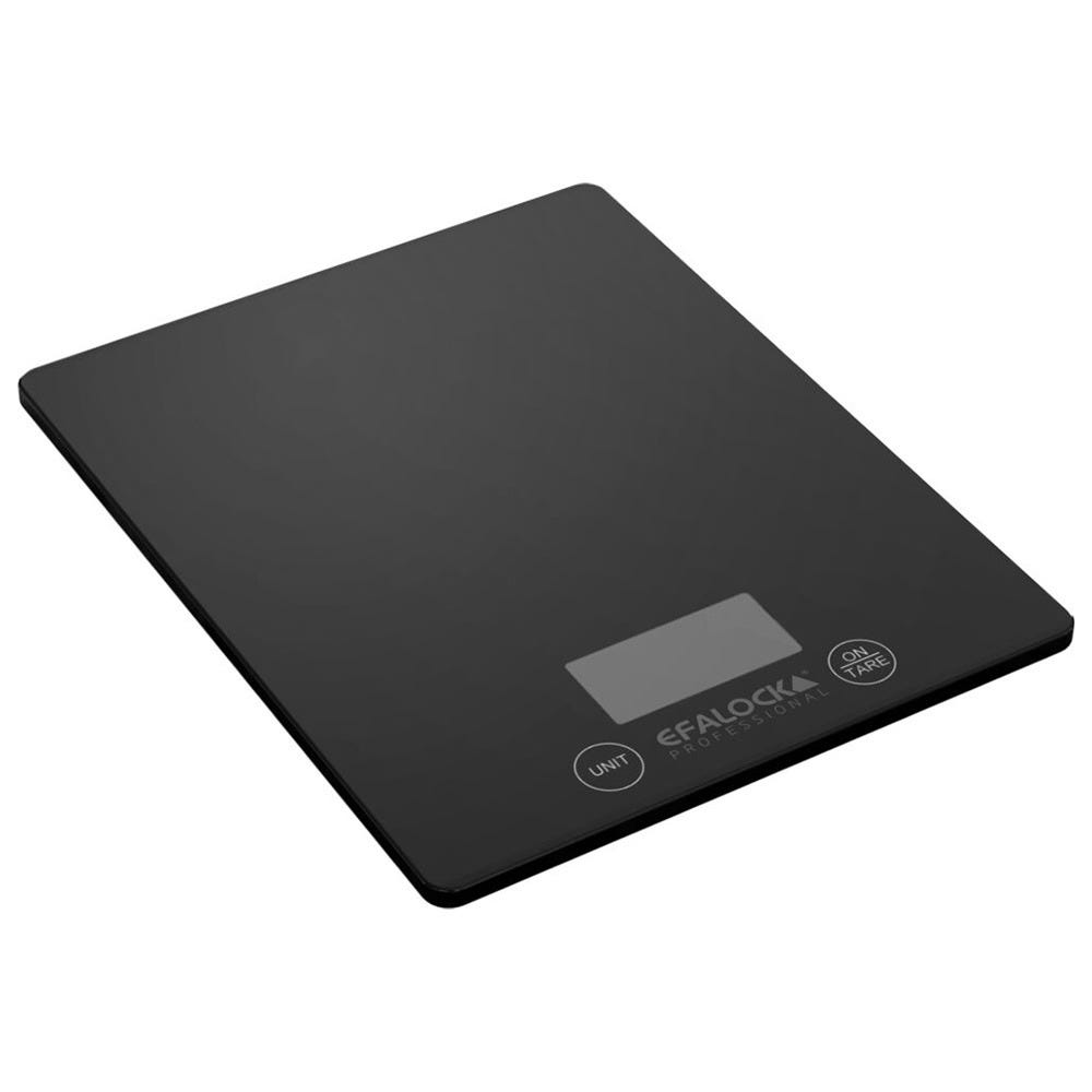 Efalock Digitalwaage Expert Glas Schwarz